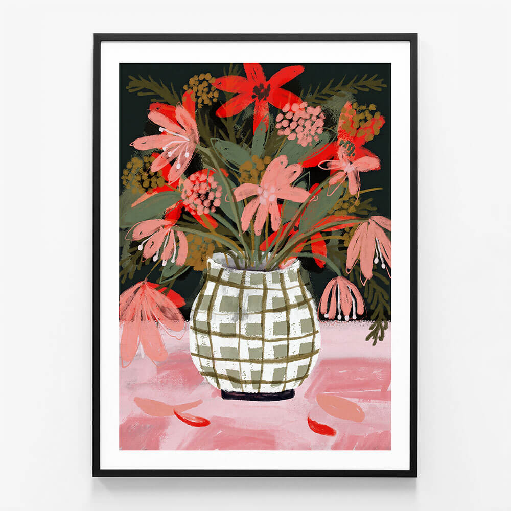 Plaid Vase