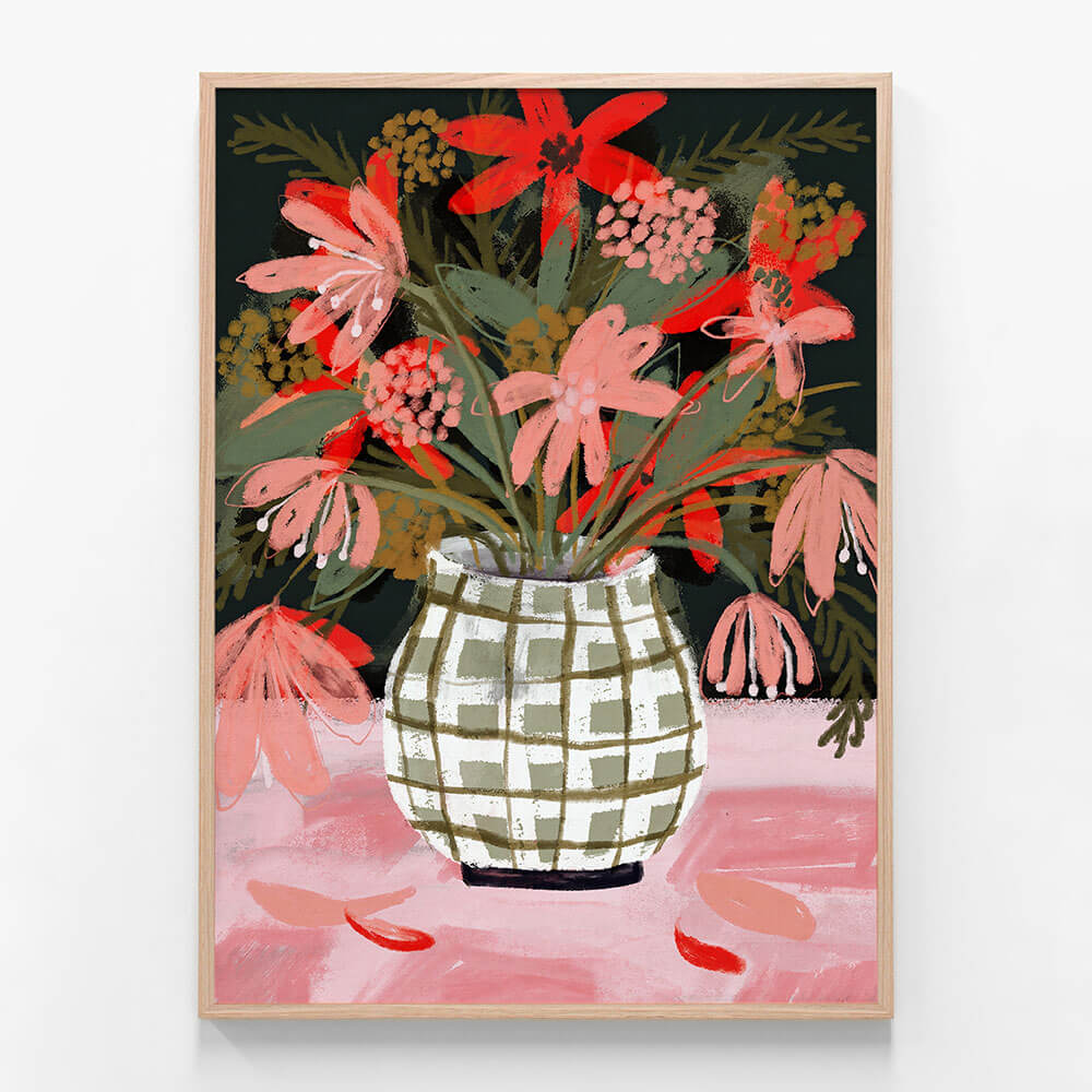 Plaid Vase