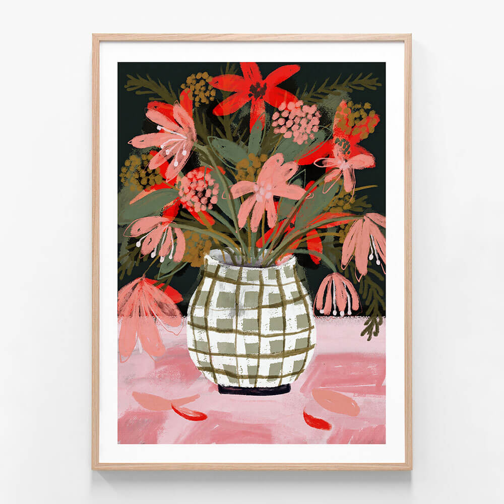 Plaid Vase