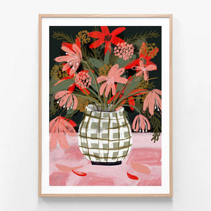 Plaid Vase