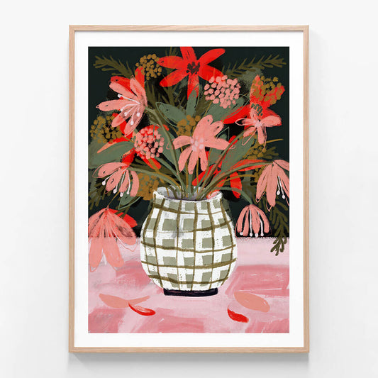 Plaid Vase