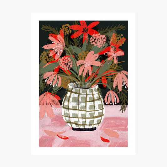 Plaid Vase