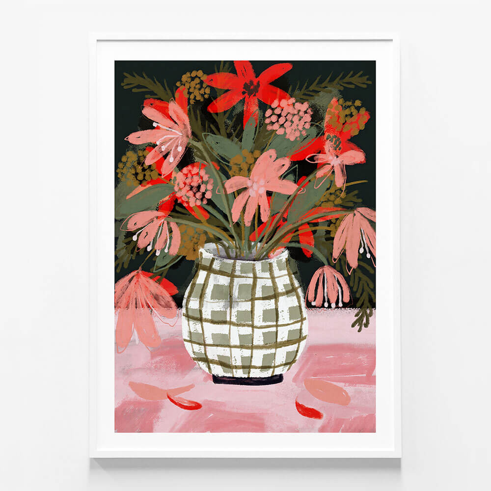 Plaid Vase