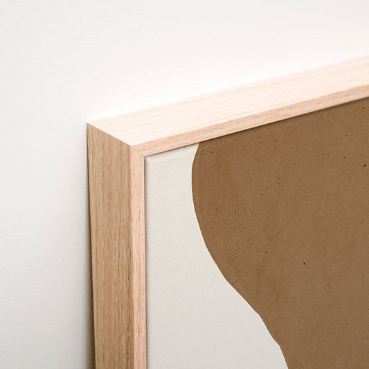 Polar Canvas wall art corner detail