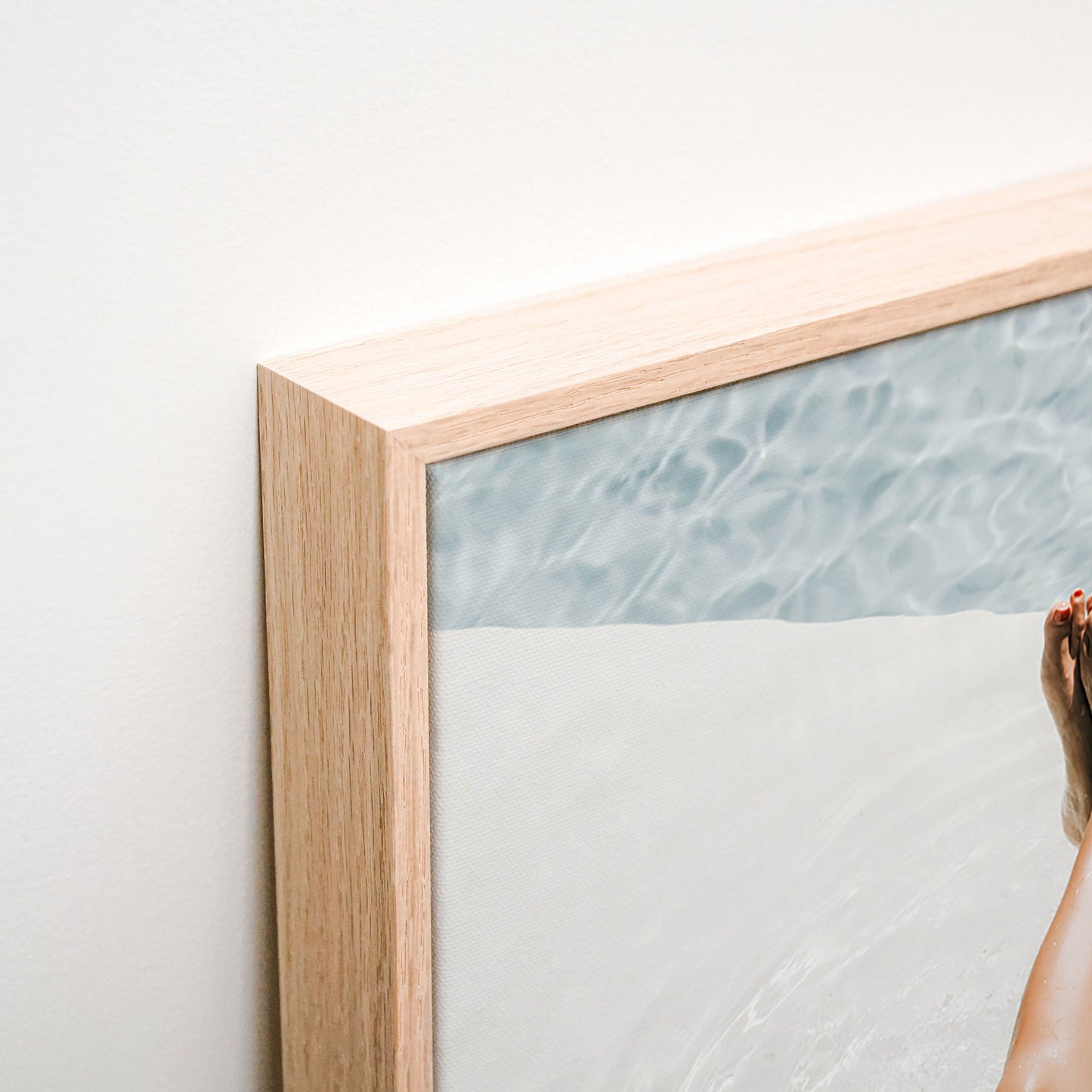 Pool Time Canvas corner detail