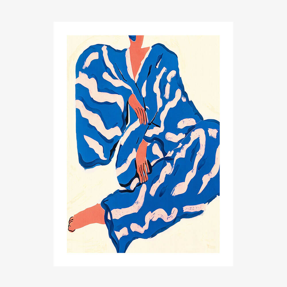 Portrait Indigo Reverie