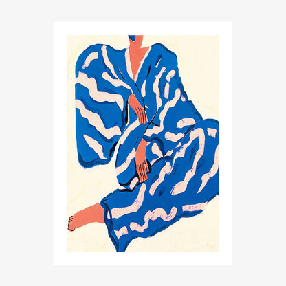 Portrait Indigo Reverie