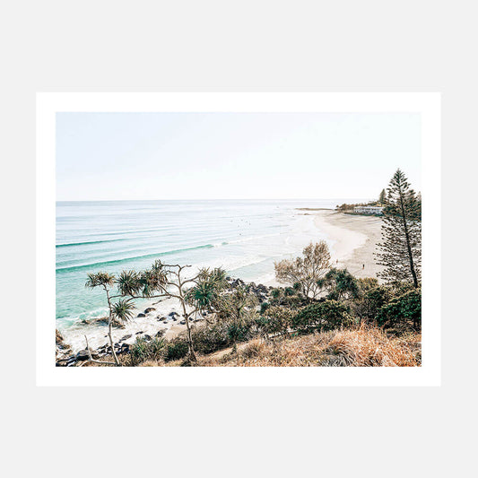 Rainbow Bay Beach wall art print