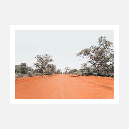 Red Road wall art print