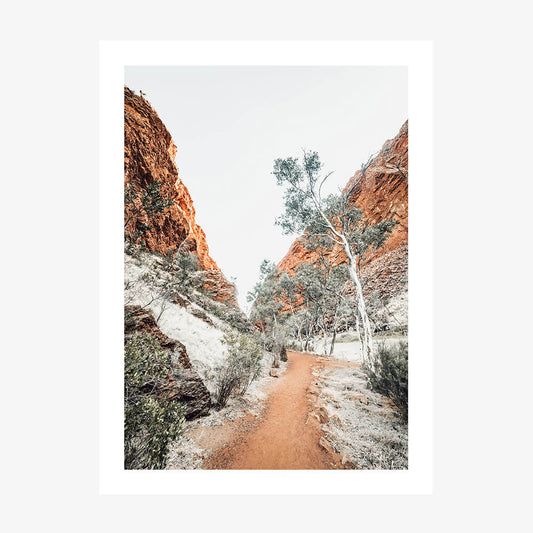 Red Rock Path wall art print