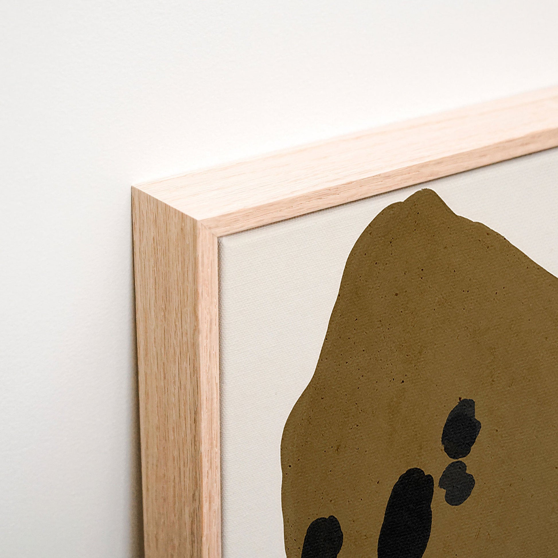 Retreat Canvas wall art corner detail