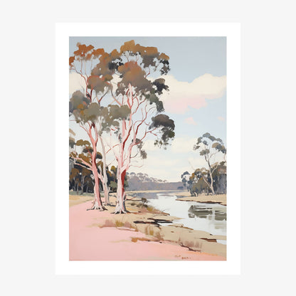 Riverbank Whispers wall art print