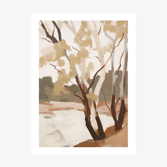 Riverbend wall art print