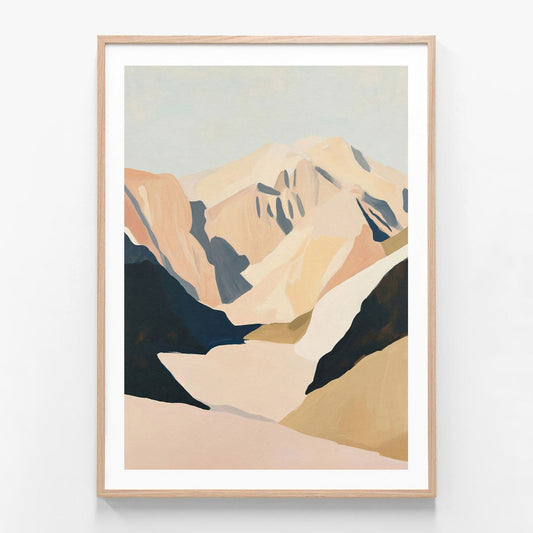 Rocky Valley oak framed print