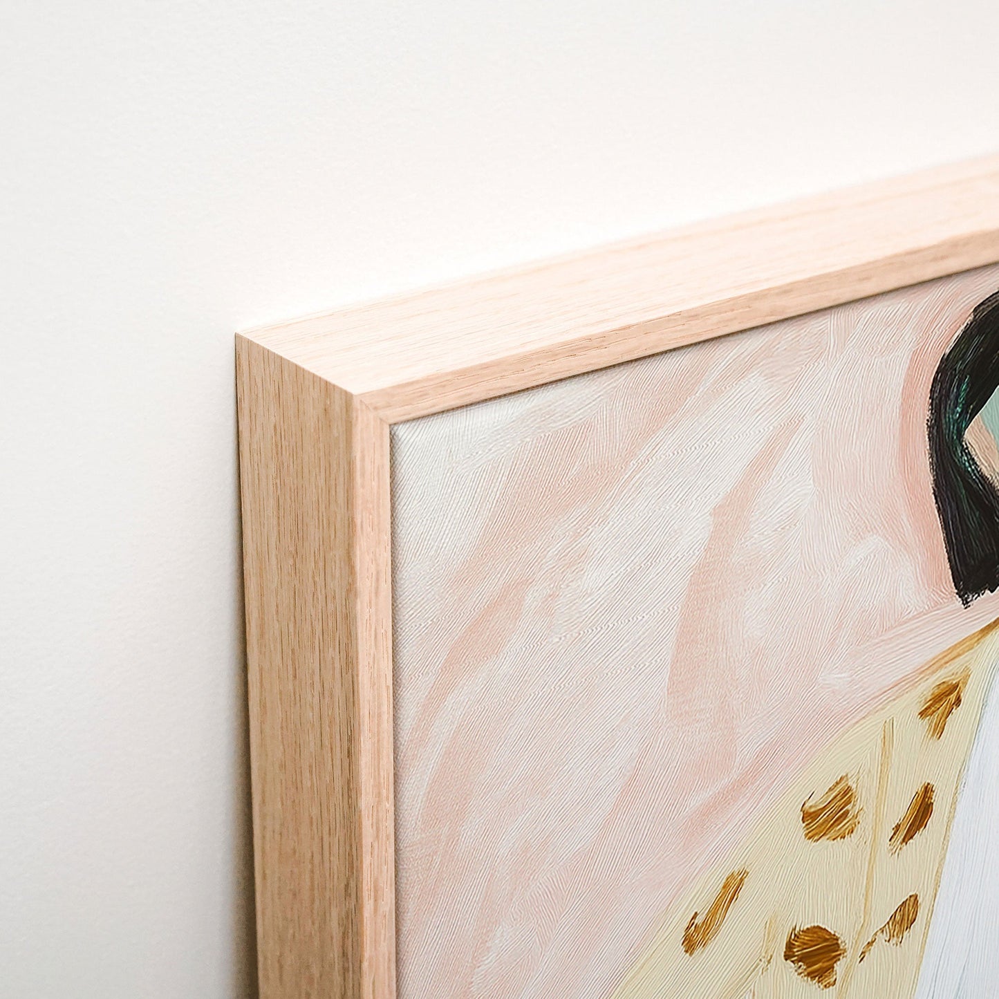Seated in Style Canvas corner detail