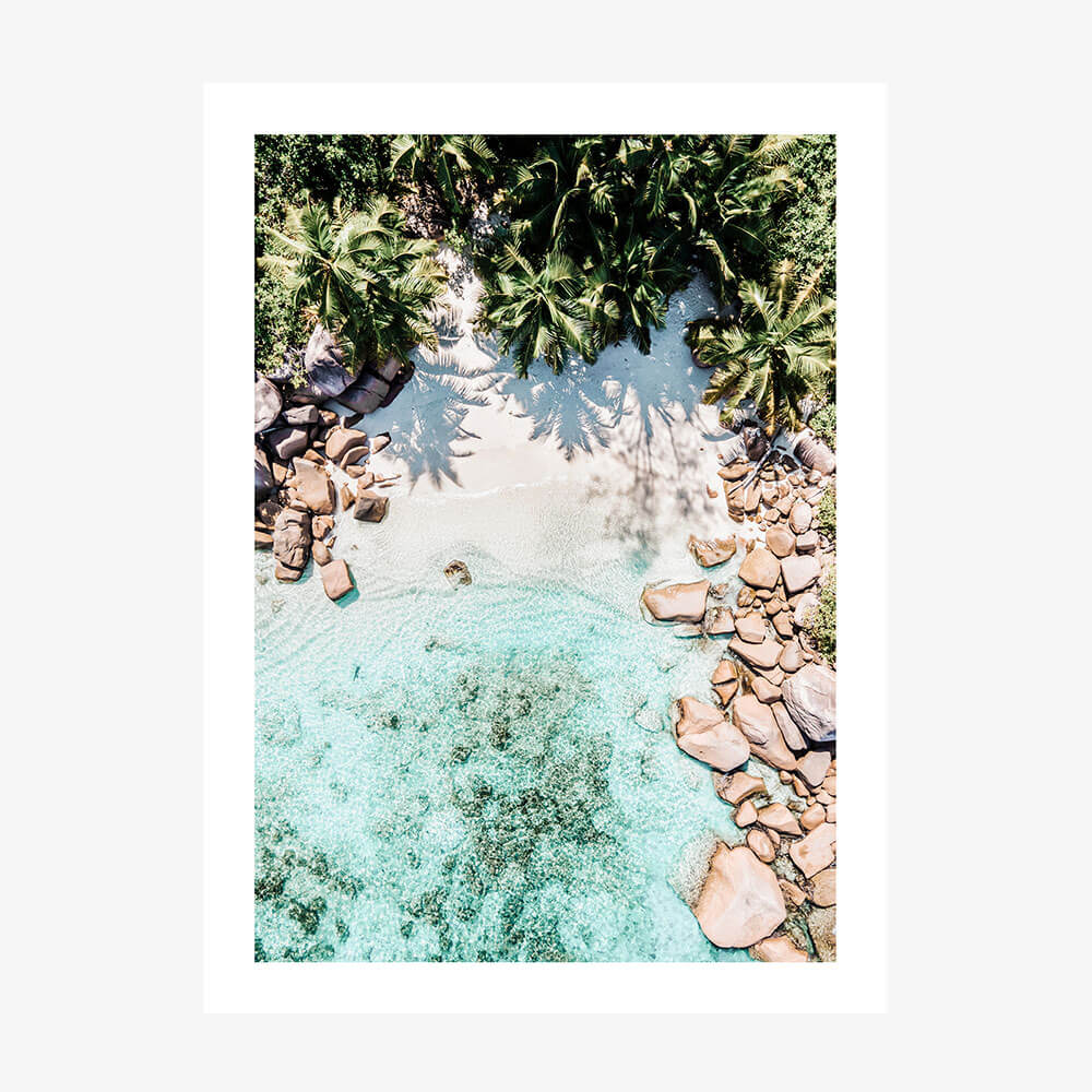 Secluded Seychelles wall art print