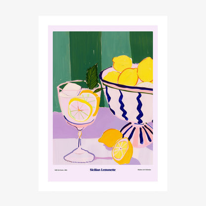 Sicilian Lemonette wall art print