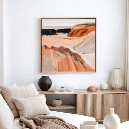 Burnt Sienna Hills Canvas
