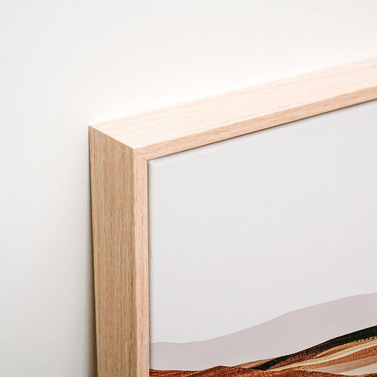 Sienna Landscape Canvas corner detail