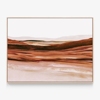 Sienna Landscape Abstract Canvas wall art print