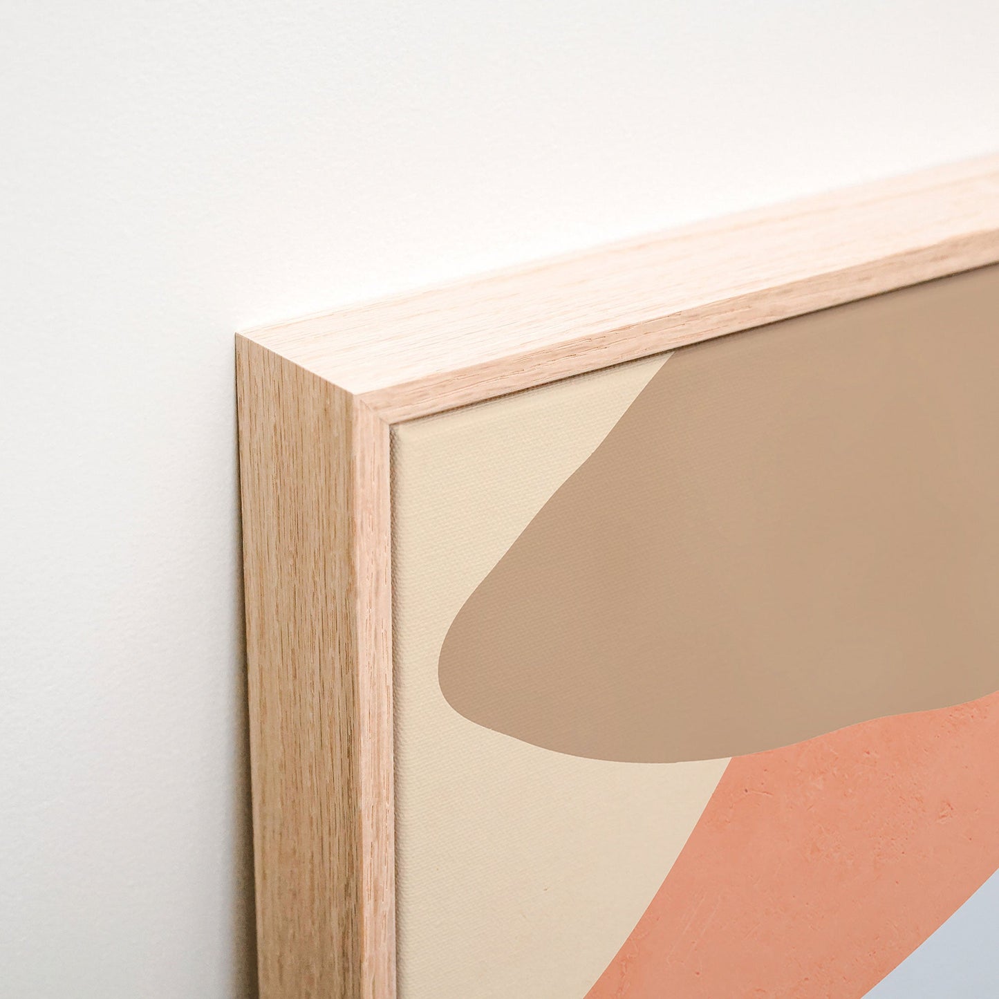 Simpson Canvas wall art corner detail