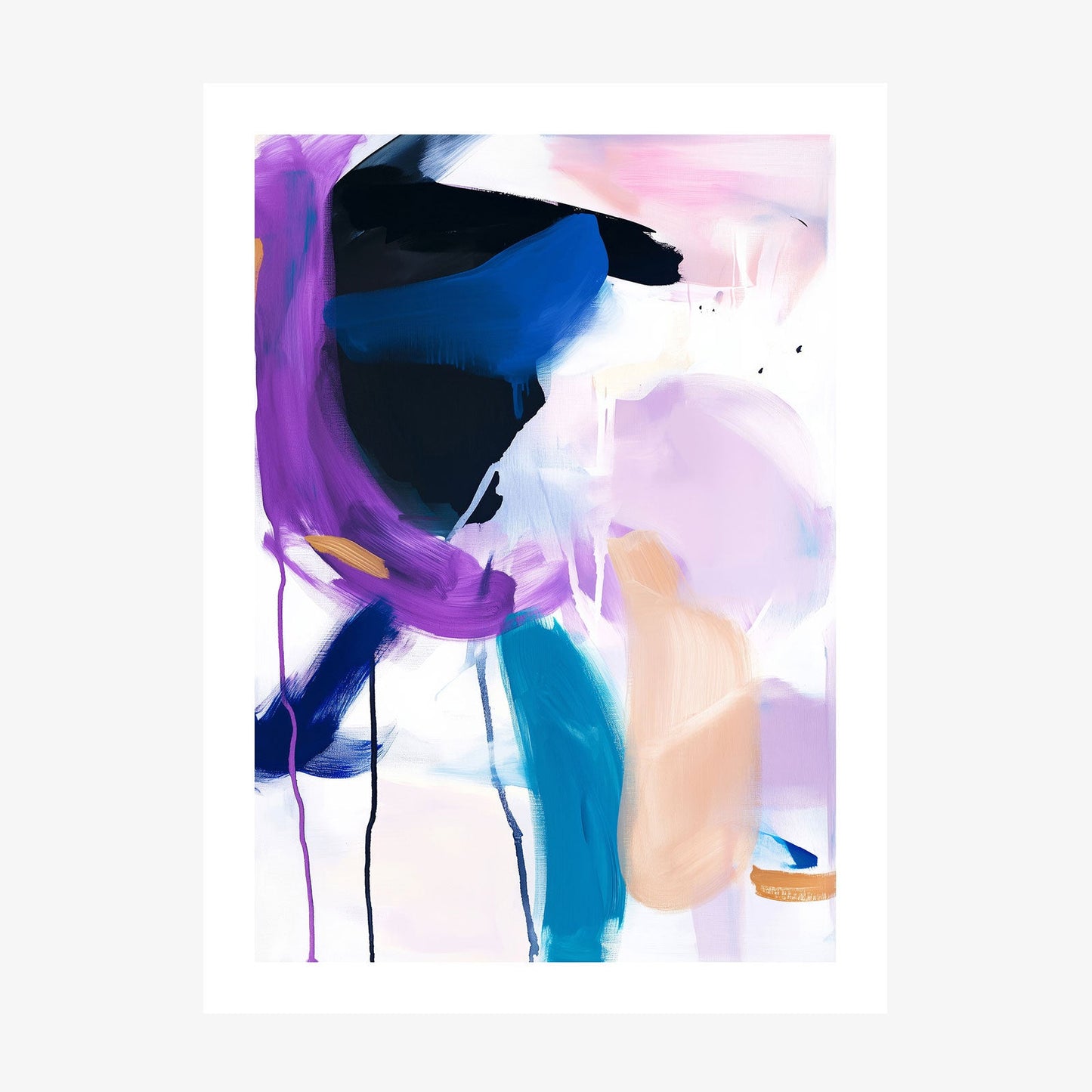 Soft Collision wall art print