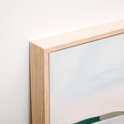 Soft Shorline Canvas corner detail