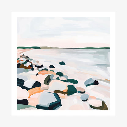 Soft Shorline wall art print