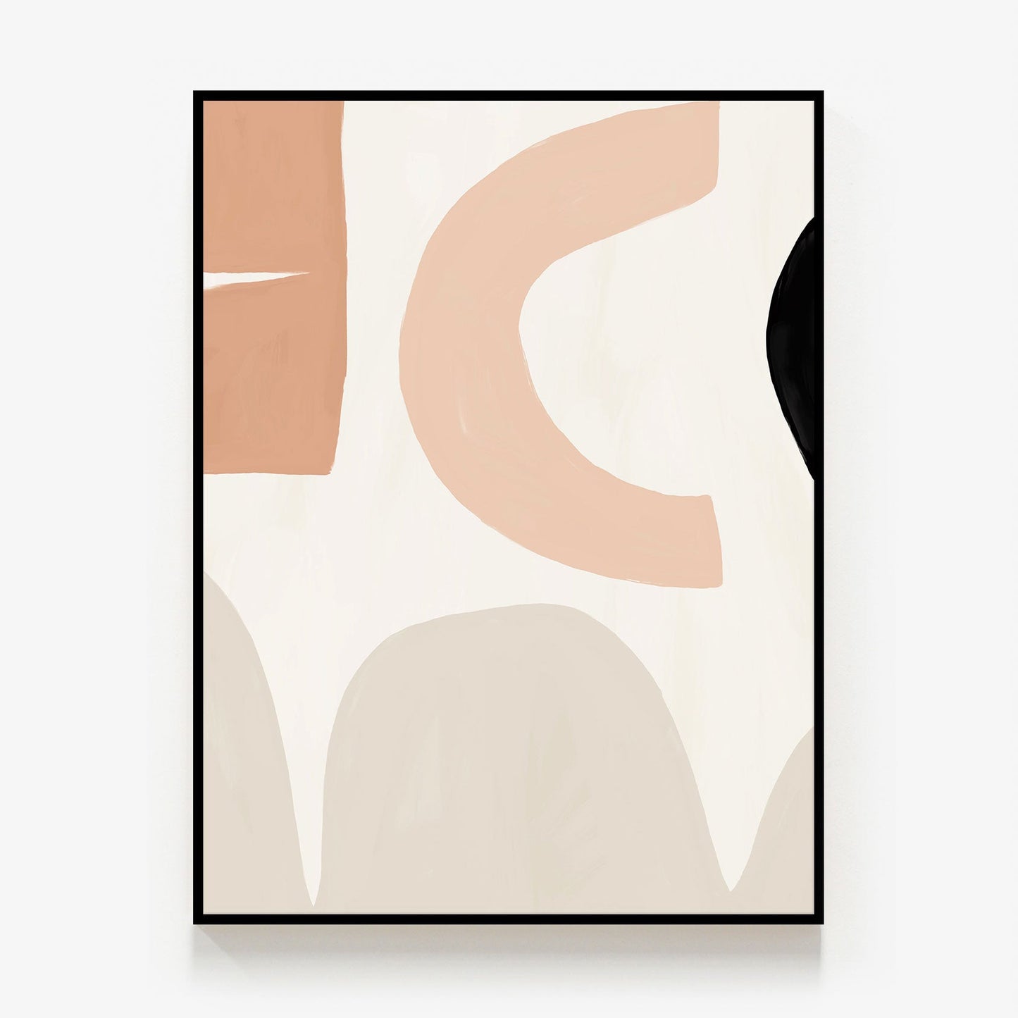 Solid Shapes No. 3 Canvas