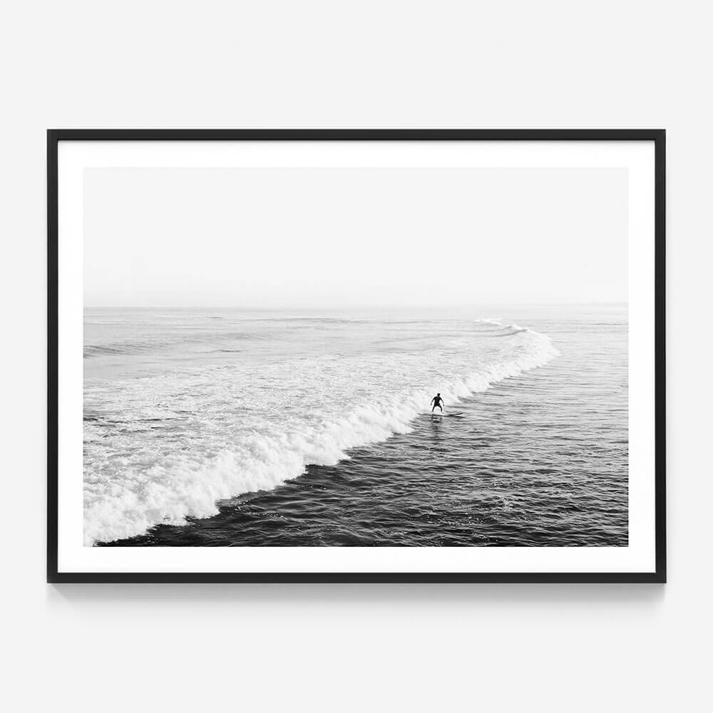 Solo Surfer B&W