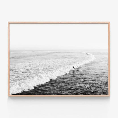 Solo Surfer B&W