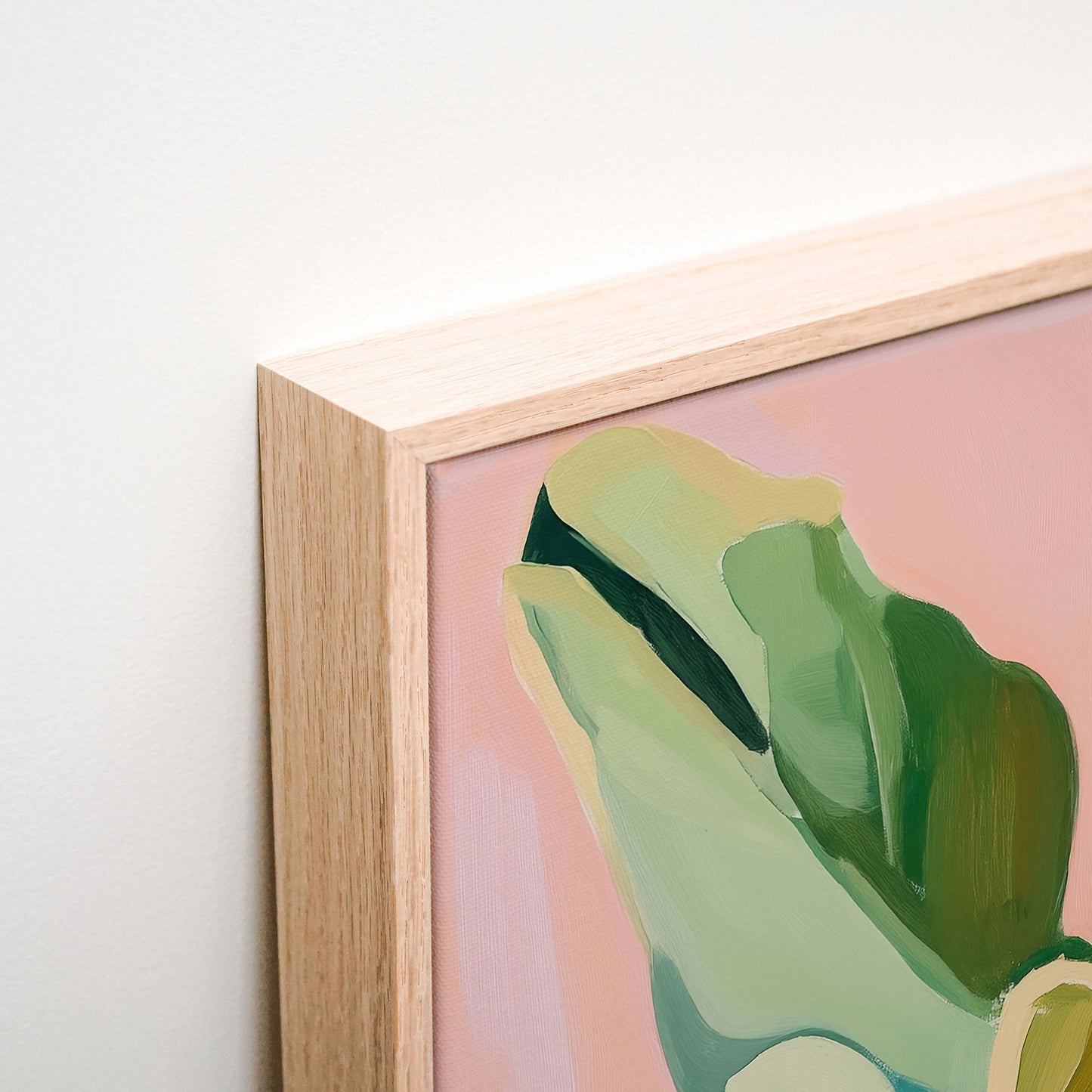Still Leaves Canvas corner detail