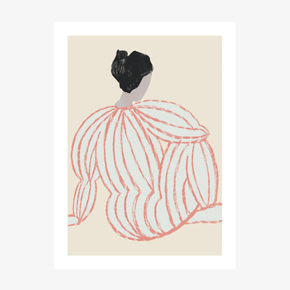 Stripe Pyjamas wall art print