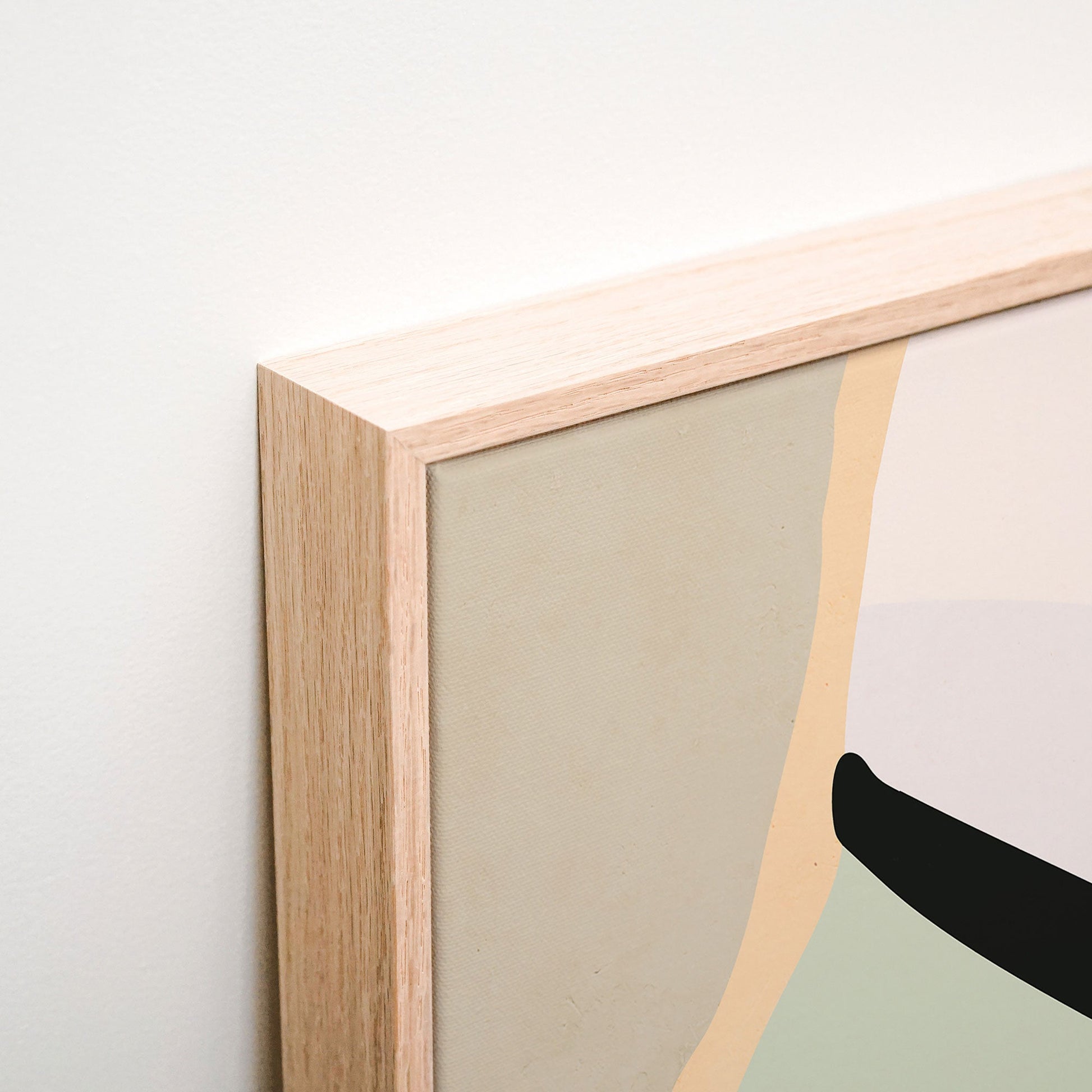 Stuart Canvas wall art corner detail