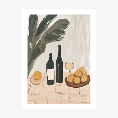 Sunlit Table wall art print