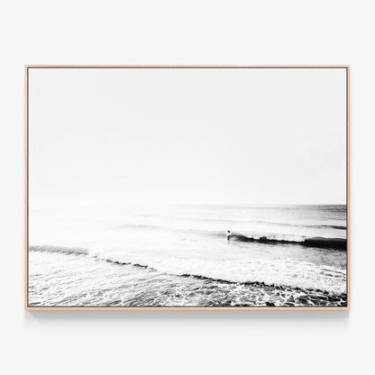Sunrise Break Canvas print in oak frame