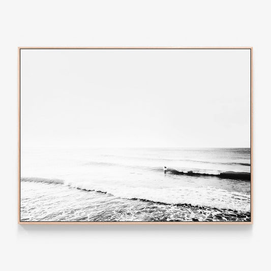 Sunrise Break Canvas print in oak frame