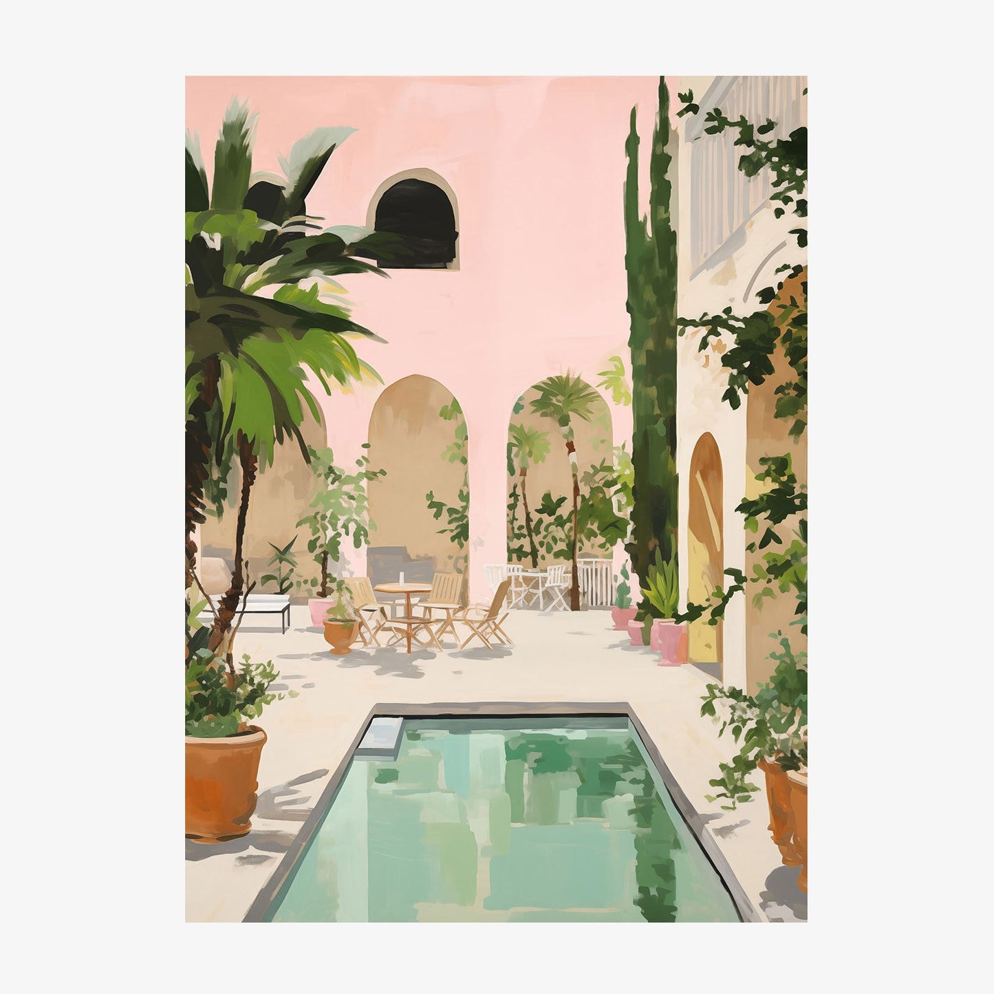 Sunwashed Courtyard