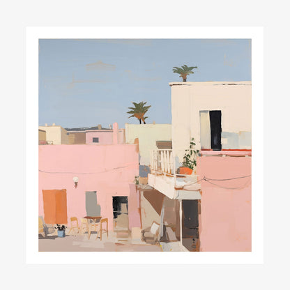 Sunwashed wall art print