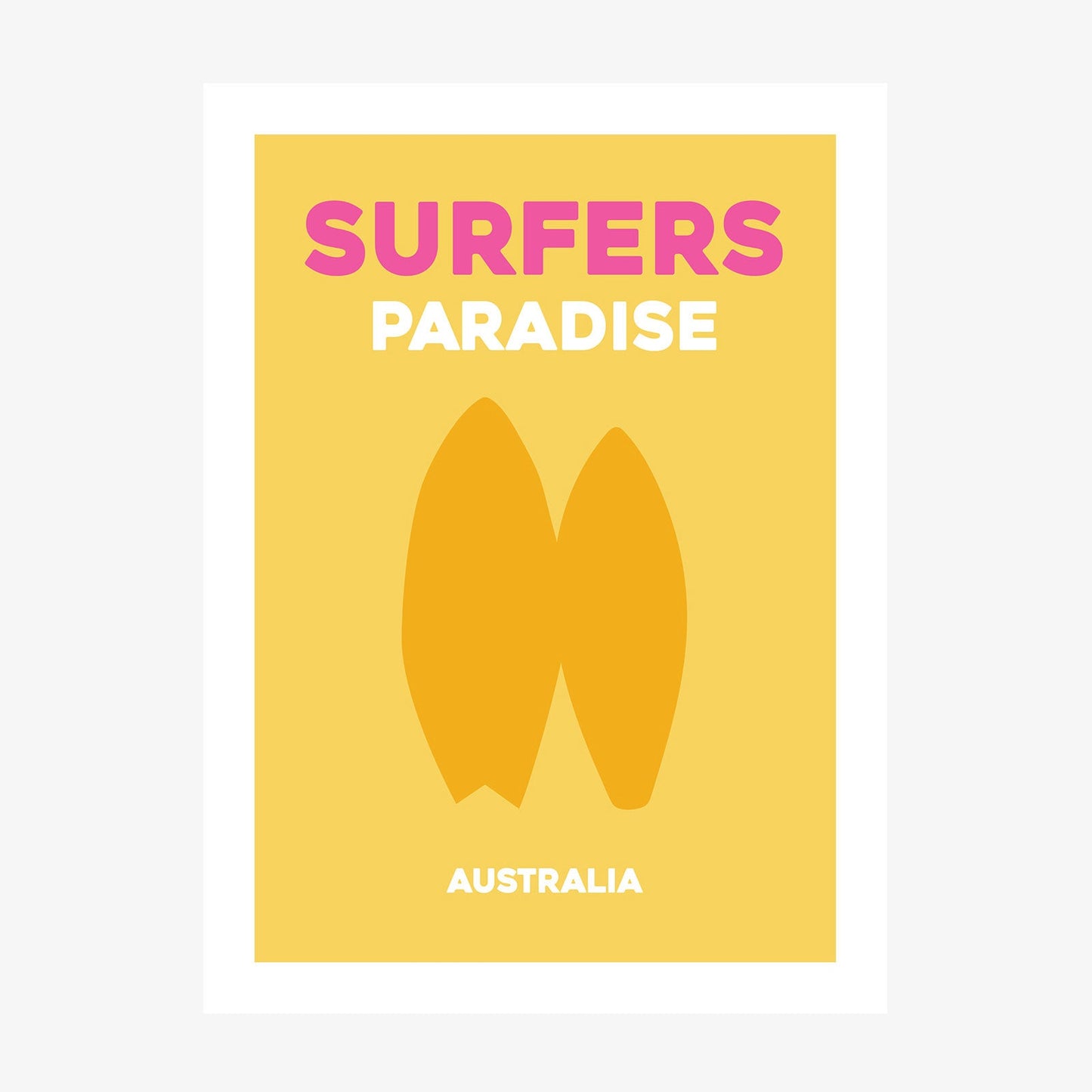 Surfers Paradise wall art print