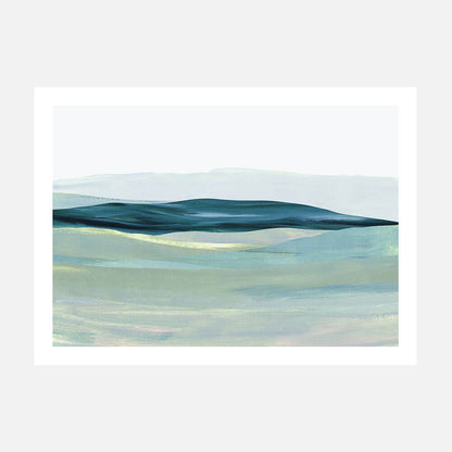 Teal Meadow 3 wall art print