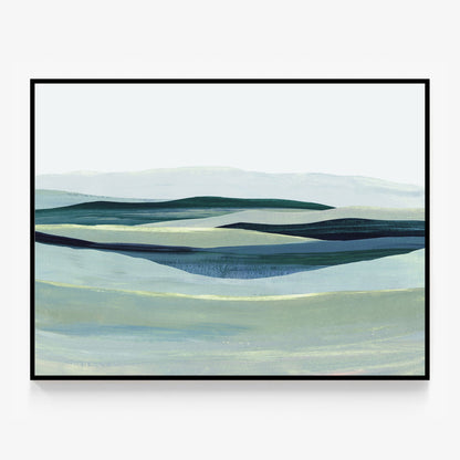 Teal Meadow Canvas