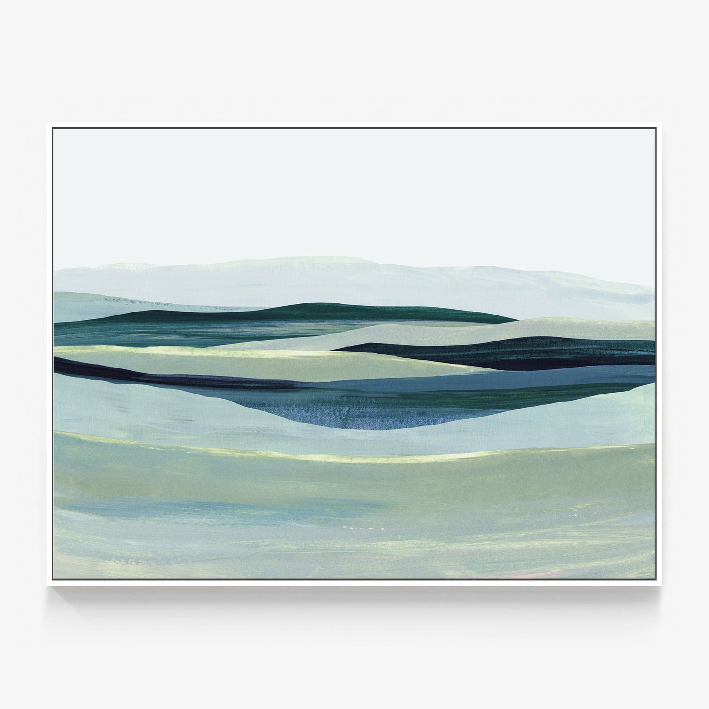 Teal Meadow Canvas