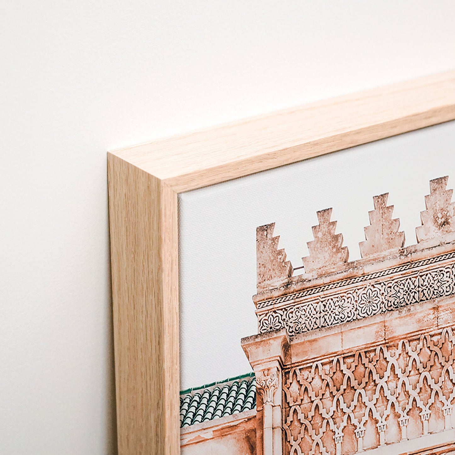 Terracotta Gates Canvas wall art corner detail