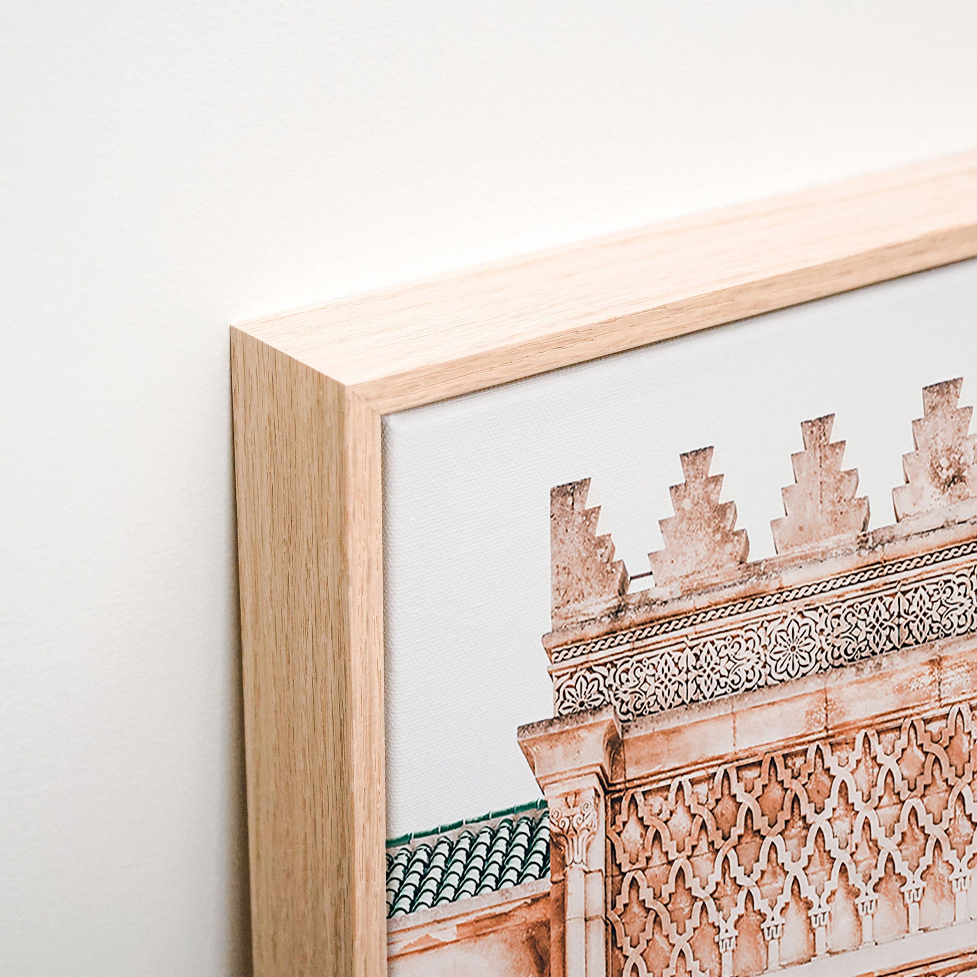 Terracotta Gates Canvas wall art corner detail