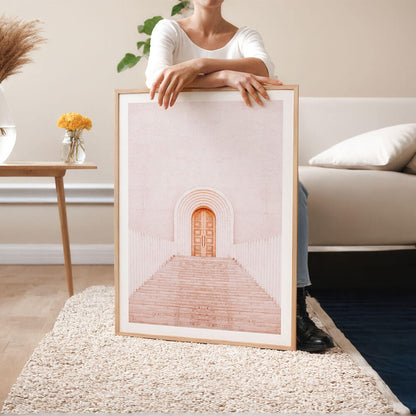 Terracotta-Steps-Moroccan-Style-Interior-Framed-Art-Print.jpg