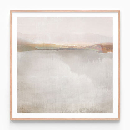 A framed print of an abstract artwork called ‘The New Day'.