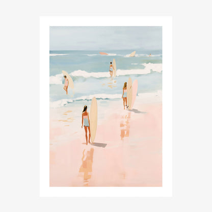 To the Waves wall art print