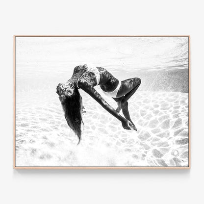 Transcend Canvas print in oak frame