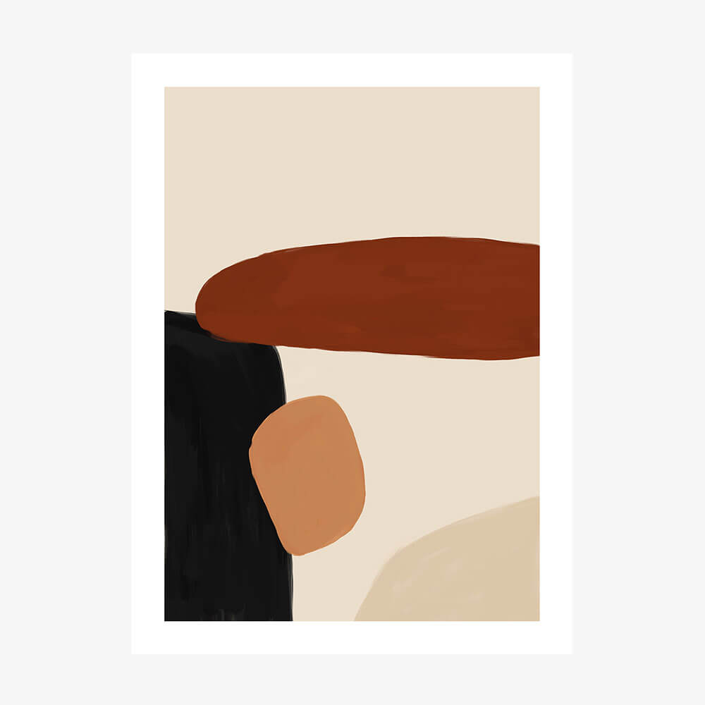 A poster print of an abstract artwork called ‘Tumble'.